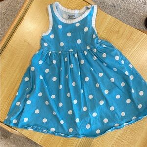 Harper Canyon | Blue Dress with White dots 100% cotton | size 2